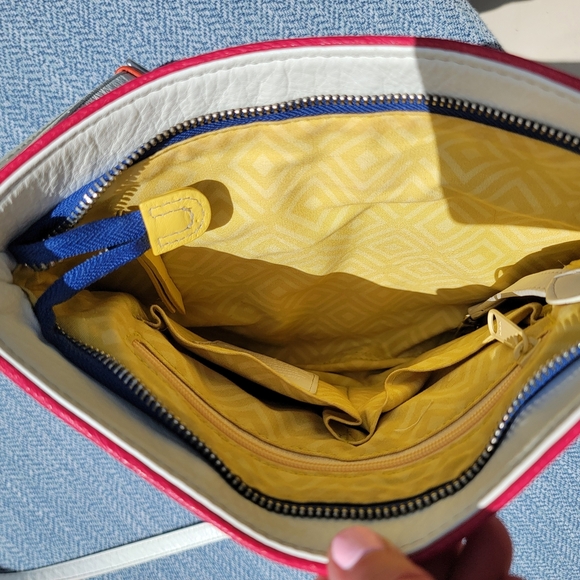 Brighton Cabana Leather Crossbody Bag With Hidden Wallet - Picture 12 of 13